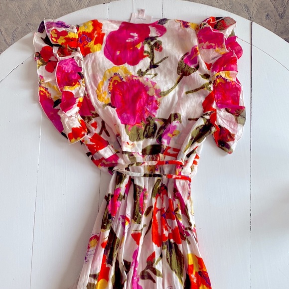 Cinq a Sept Floral Wrap Dress, S - Picture 6 of 8
